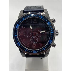 George Men's Black Watch New Battery! Mens Plain Black Fashion Watch